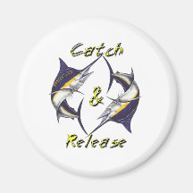 Catch and Release Marlins Magnets