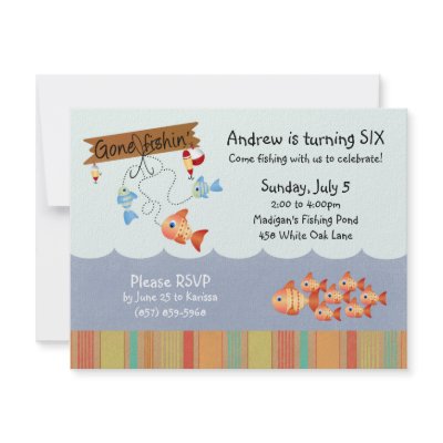 Catch of the Day Invitations by KrispysKingdom