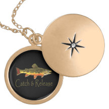 Catch & Release Trout Fishing Lockets