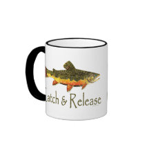 Catch & Release Trout Fishing Mug