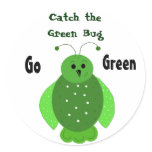 Catch the Green Bug Stickers