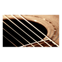 Catch the Rhythm - Close Up 2 Sepia Business Cards