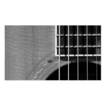 Catch the Rhythm - Grayscale 2 Business Card