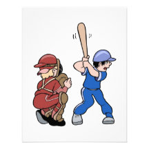 Catcher & Batter Invitations
