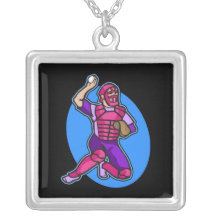 catcher purple pink custom necklace