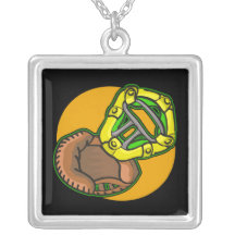 Catchers mask & glove custom jewelry