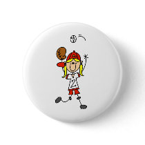 Catching A Softball Button