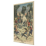 Catching a white elephant in Siam Canvas Prints