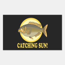 Catching Sun.png Rectangular Stickers
