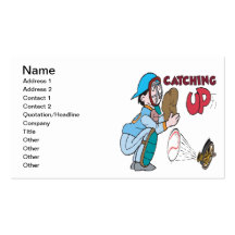 Catching Up Business Card