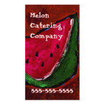 catering company business card