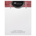 Catering Letterhead Stationery Cutlery Plate Red