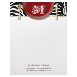 Catering Letterhead Stationery Cutlery Zebra Red