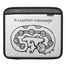 Caterpillar Dreaming Big (blk) Sleeves For iPads