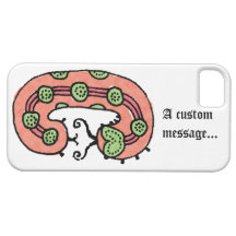 Caterpillar Dreaming (coral) iPhone 5 Case