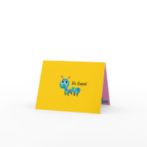 Caterpillar Notecard