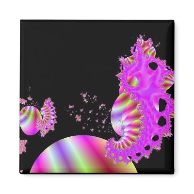 Caterpillars in space refrigerator magnet by angelicaars