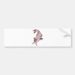 catfish koi carp fish bumper sticker