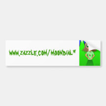 CatGirl, www.zazzle.com/moondial* Bumper Sticker