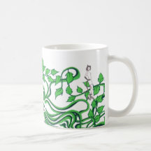 catgirls jungle coffee mug