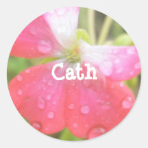 Cath Round Stickers