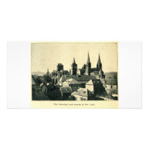 Cathedral and Church of Our Lady Liebfrauenkirche Customized Photo Card