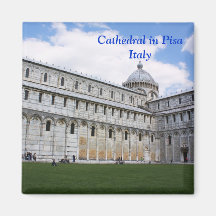 Cathedral in Pisa Refrigerator Magnet