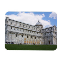 Cathedral in Pisa Vinyl Magnet