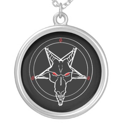 Cathedral of the Black Goat Sigil Necklace by SeveredHeadCoBG