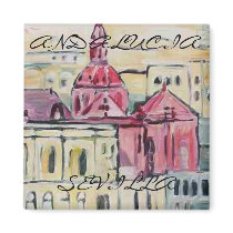 Cathedral_Sevilla, SEVILLA, ANDALUCIA Fridge Magnet