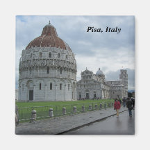 Cathedral Square in Pisa, Italy Fridge Magnets