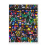 cathedral stained glass post cards