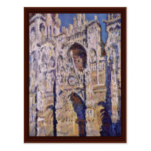 Cathédrale de Rouen par Claude Monet Carte Postale