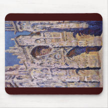 Cathédrale de Rouen par Claude Monet Tapis De Souris