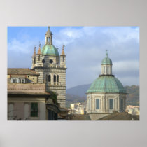 Cathedrals in Genoa Italy Print