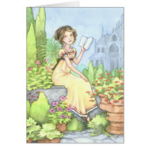 Catherine at Northanger Abbey Jane Austen Card