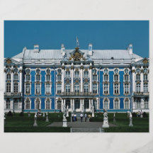 Catherine Palace at Pushkin, Saint Petersburg, Rus Flyer Design
