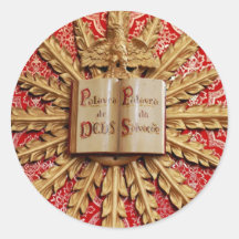 Catholic church decorations sticker