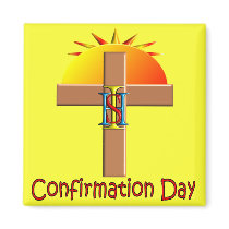 Catholic Confirmation Day for Kids Fridge Magnet