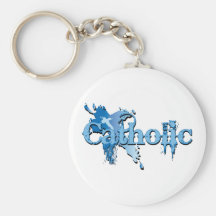 Catholic Gothic Cross Key Chains