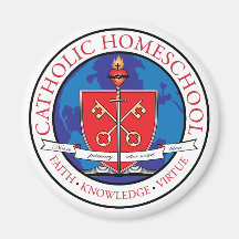 Catholic Homeschool Crest Magnet
