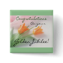 Catholic Nun "Golden Jubilee" Cards & Gifts Button