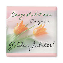 Catholic Nun "Golden Jubilee" Cards & Gifts Fridge Magnet