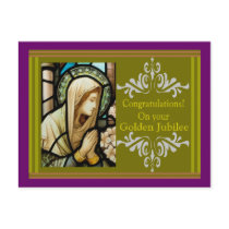 Catholic Nun "Golden Jubilee" Cards & Gifts Post Card