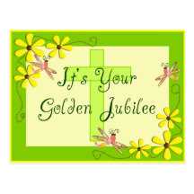 Catholic Nun Golden Jubilee Cards Post Card