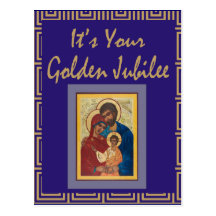 Catholic Nun Golden Jubilee Cards Post Card