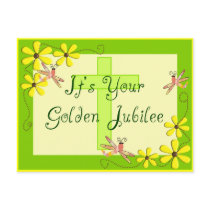 Catholic Nun Golden Jubilee Cards Post Card