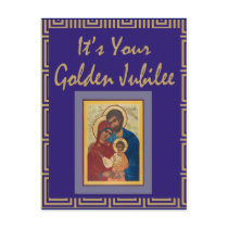 Catholic Nun Golden Jubilee Cards Post Card