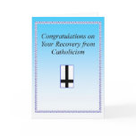 Catholic Recovery Congrats Card
