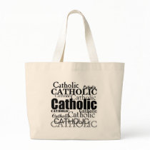 Catholic Word Tote Bag